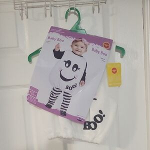 Baby Boo Costume with Smiley Face